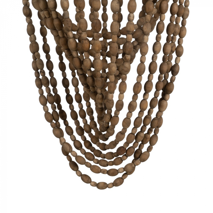 Lustra Boema cu Margele Lemn CreativDeco - Accente Unice Decor [3]