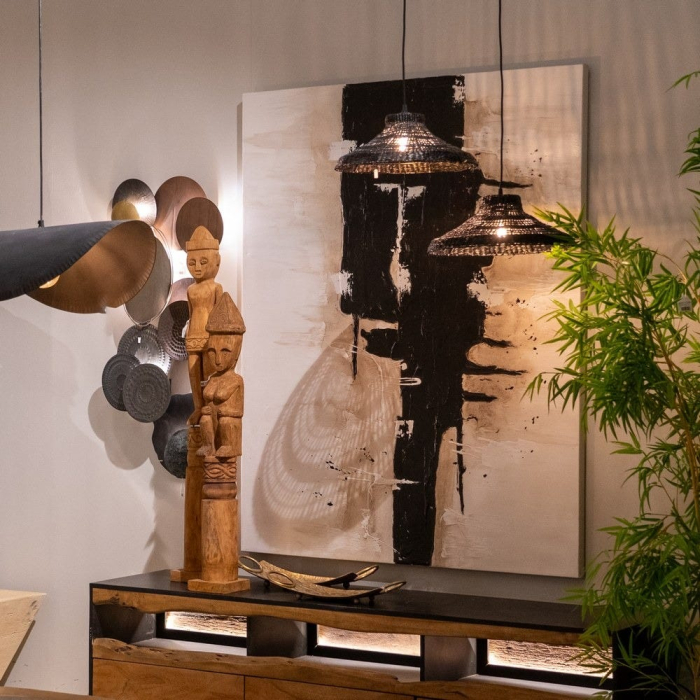 Lustra Neagra Suspendata CreativDeco - Design Modern pentru Interioare Contemporane [2]