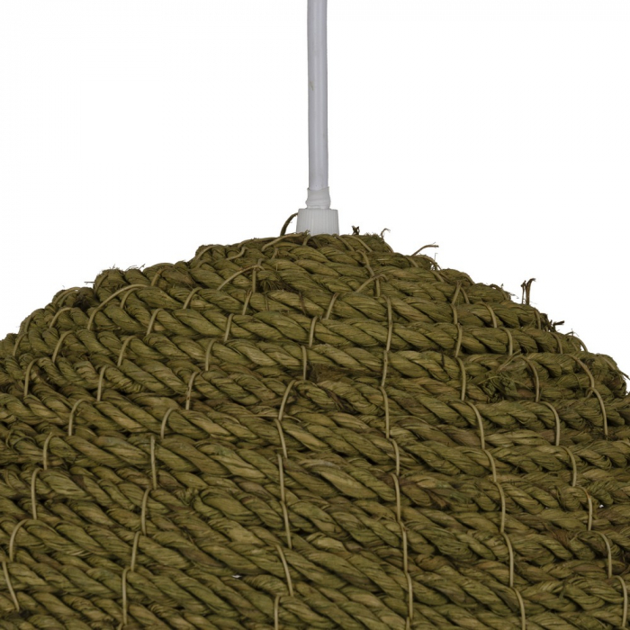 Lustra verde din franghie CreativDeco - Stil rustic pentru interioare [2]