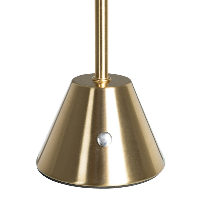 Lampă LED aurie de masă cu formă tip cupolă [5]