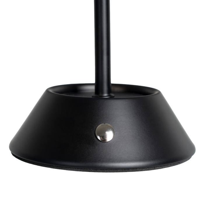 Lampă LED neagră de masă cu control tactil [5]