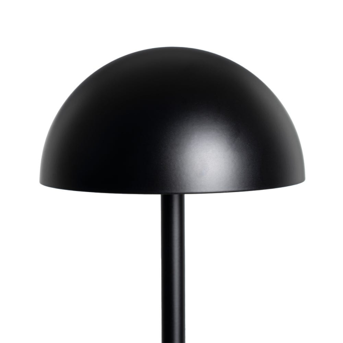 Lampă LED neagră de masă cu cupolă semisferică [3]