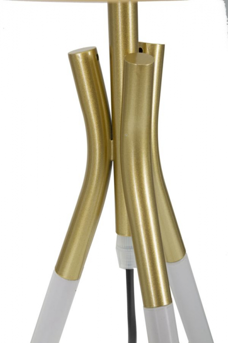 Lampa moderna tripod alb-auriu design italian CreativDeco [3]
