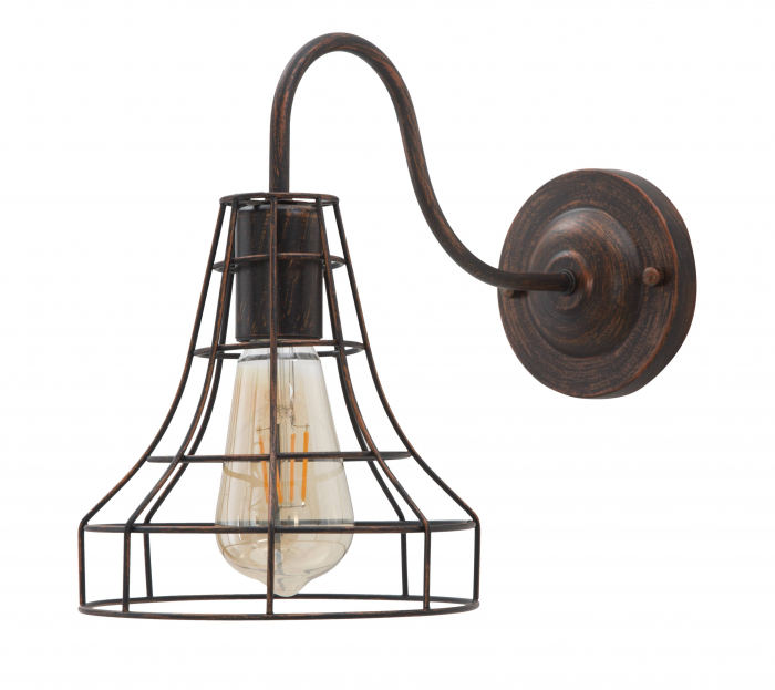 Lampa perete Industry A, metal negru - creativdeco.ro [5]
