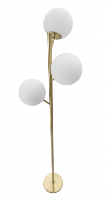 Lampa podea Glamy 3 lumini, auriu alb [3]