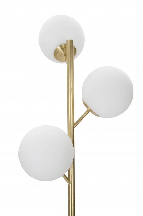 Lampa podea Glamy 3 lumini, auriu alb [7]
