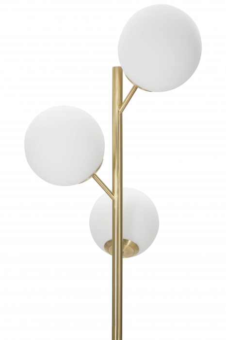Lampa podea Glamy 3 lumini, auriu alb [4]