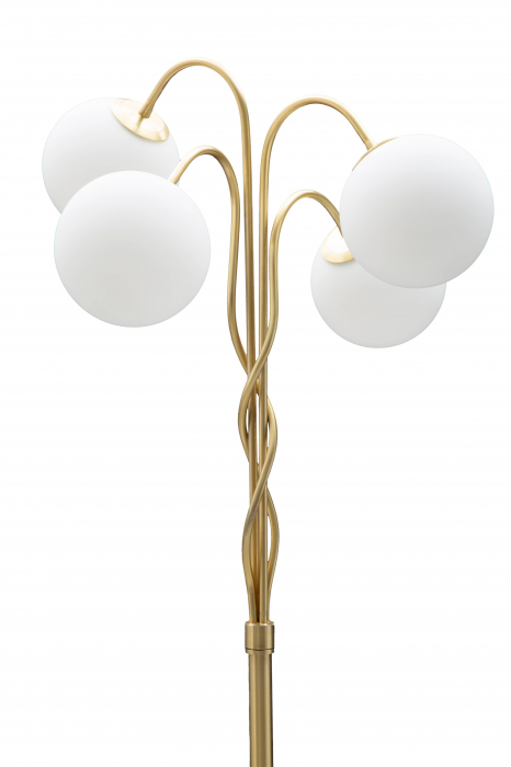 Lampa podea Glamy 4 lumini, auriu alb [3]