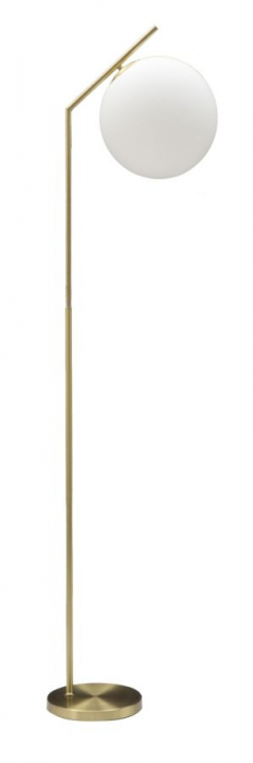 Lampa podea Glamy, auriu alb [1]