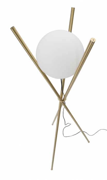 Lampa podea Glamy X, Auriu alb [4]