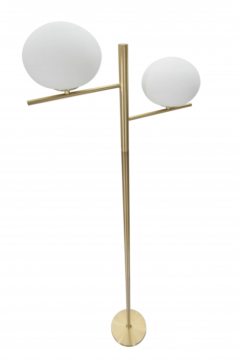 Lampa podea Oval Glamy, auriu alb [3]