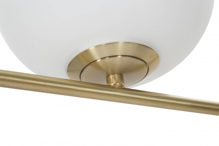 Lampa podea Oval Glamy, auriu alb [4]