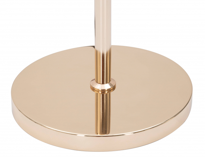 Lampadar Krista, auriu roz, metal/textil - CreativDeco.ro [3]