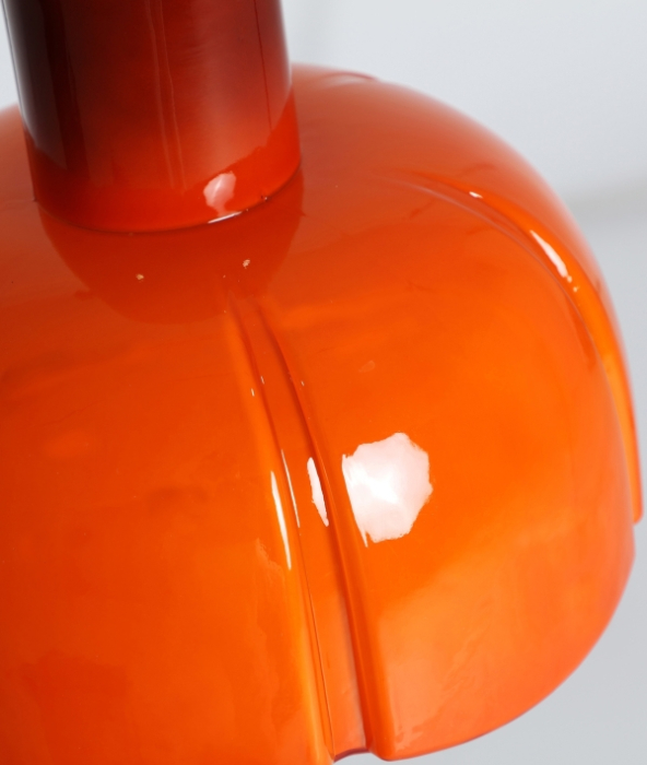 Lampă suspendată Adara sticlă portocalie și auriu [2]