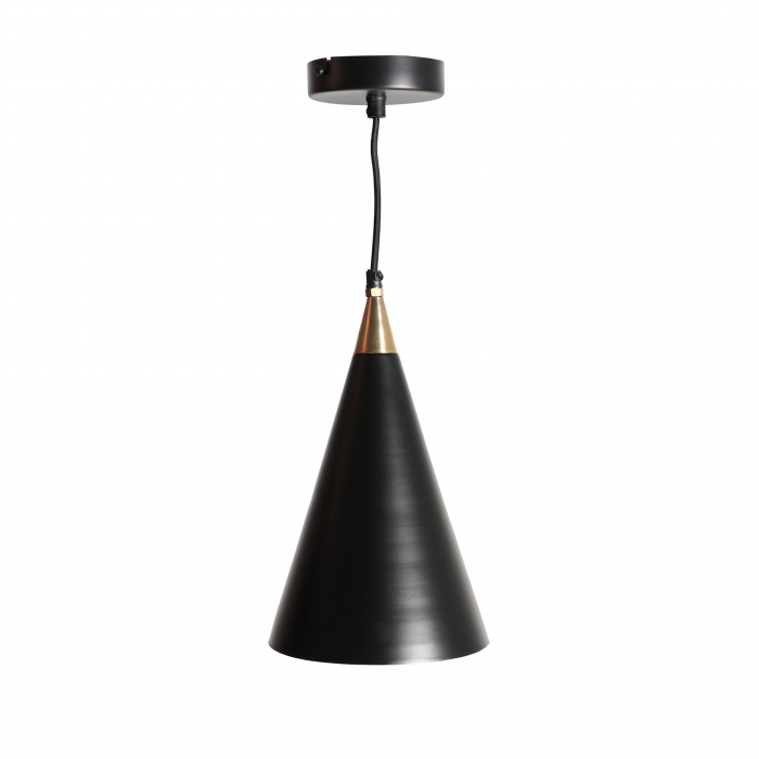 Lampa suspendata Art Deco neagra|Iluminat modern geometric [2]