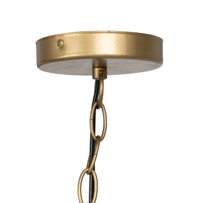 Lustra cu margele lemn CreativDeco - Design sofisticat pentru living [10]