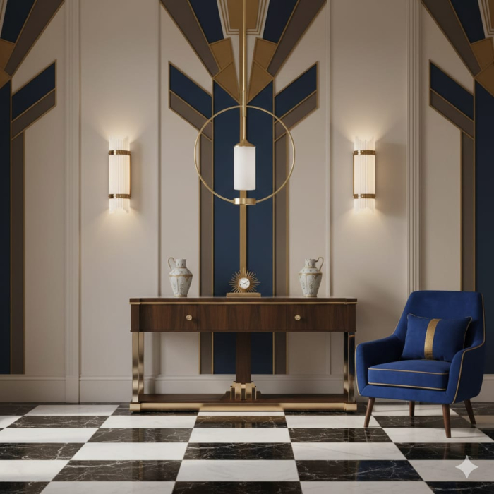 Lampă suspendată cu structură circulară și abajur cilindric din cristal. [2]