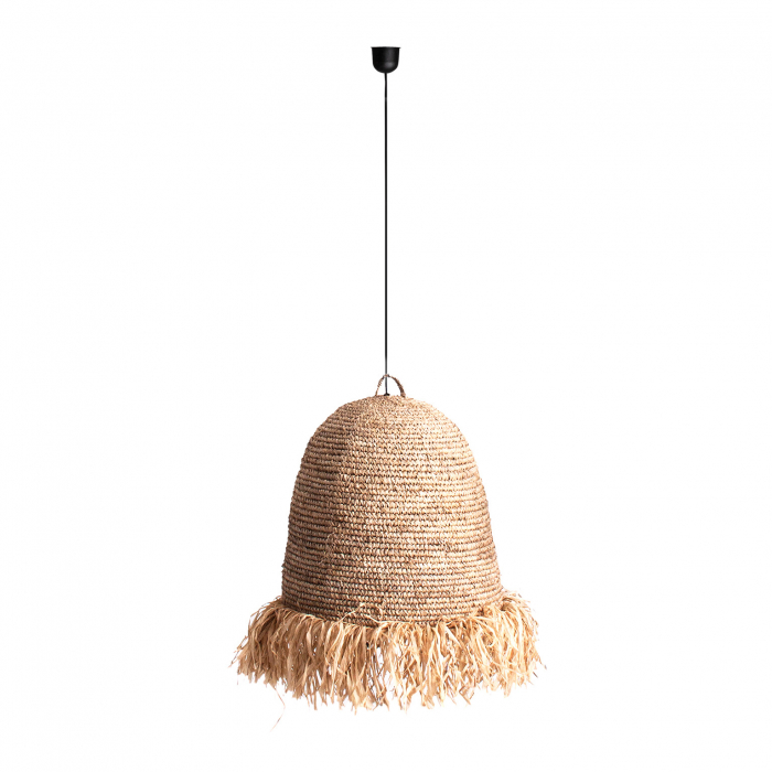 Lampa suspendata fibra naturala|Corpuri iluminat contemporane [2]