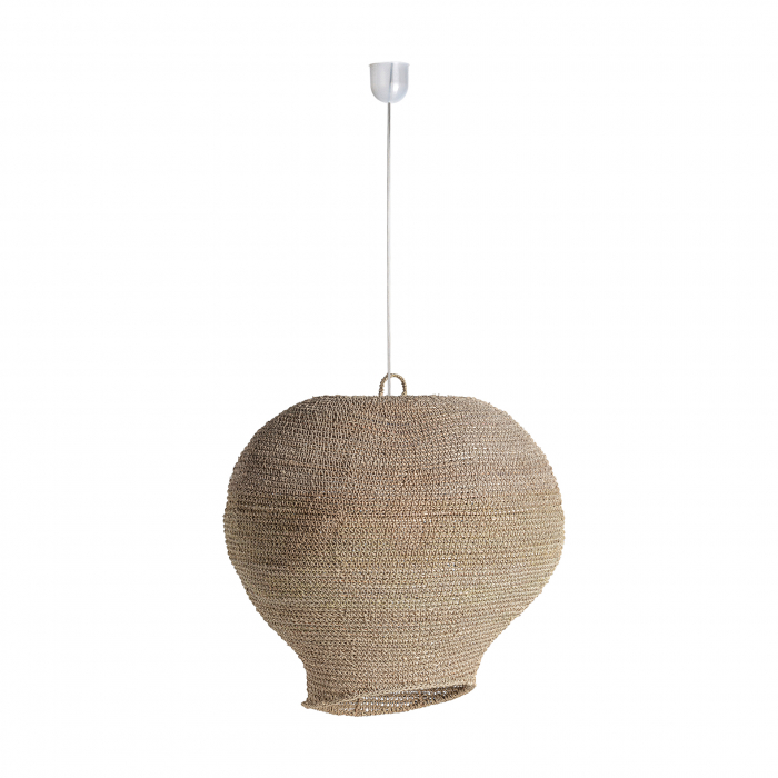 Lampa suspendata boho lemn palmier|Lampi exotice [2]