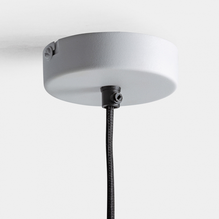 Lampa suspendata Art Deco fier alb auriu|Lampi elegante [6]