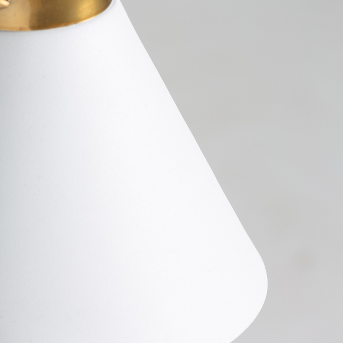 Lampa suspendata Art Deco fier alb auriu|Lampi elegante [3]