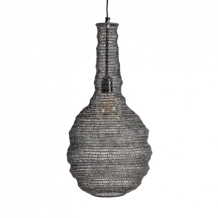 Lampa suspendata industriala fier gri|Lustre moderne robuste [1]