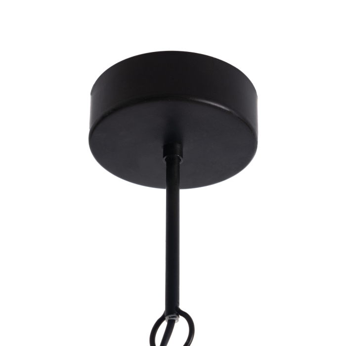 Lampă suspendată din metal negru cu lamele curbate [4]