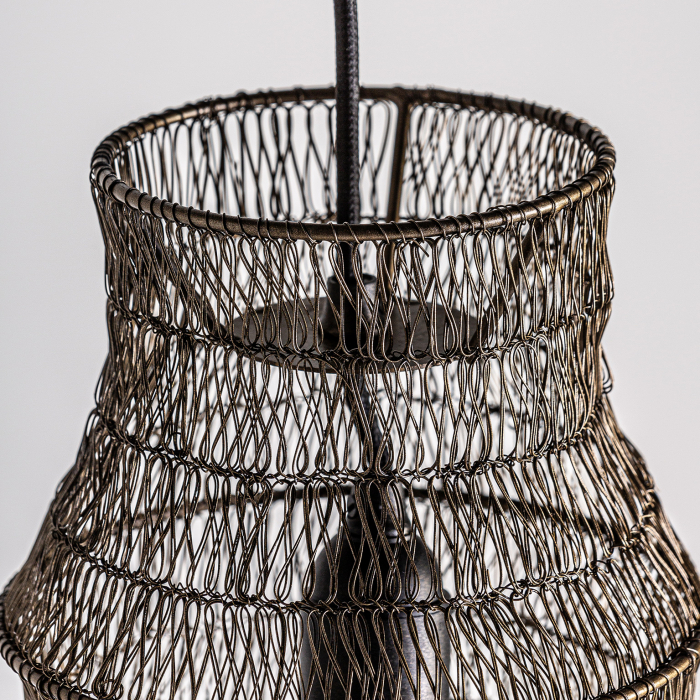 Lampa suspendata contemporana fier negru|Lampi moderne pliabile [3]