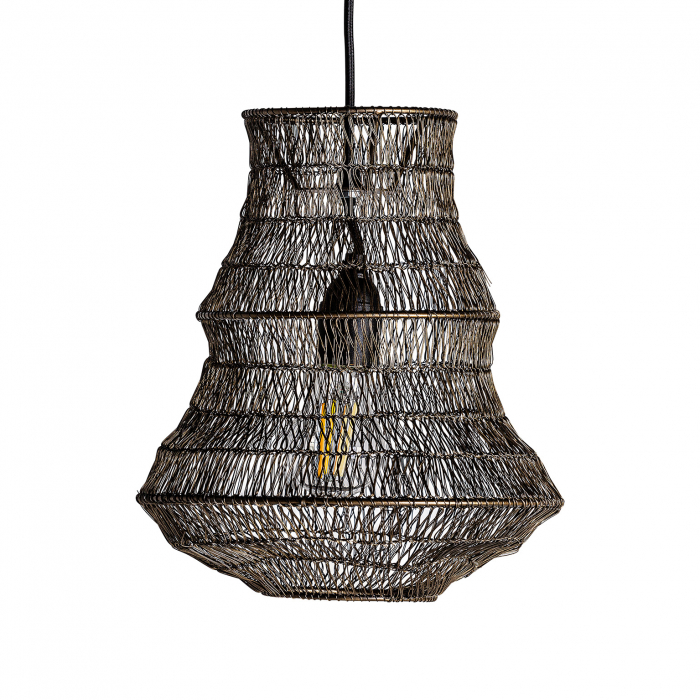 Lampa suspendata contemporana fier negru|Lampi moderne pliabile [1]