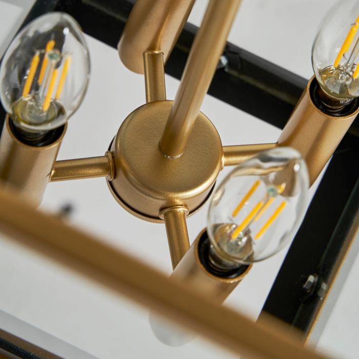 Lampa suspendata Art Deco fier|Corpuri iluminat luxoase [4]