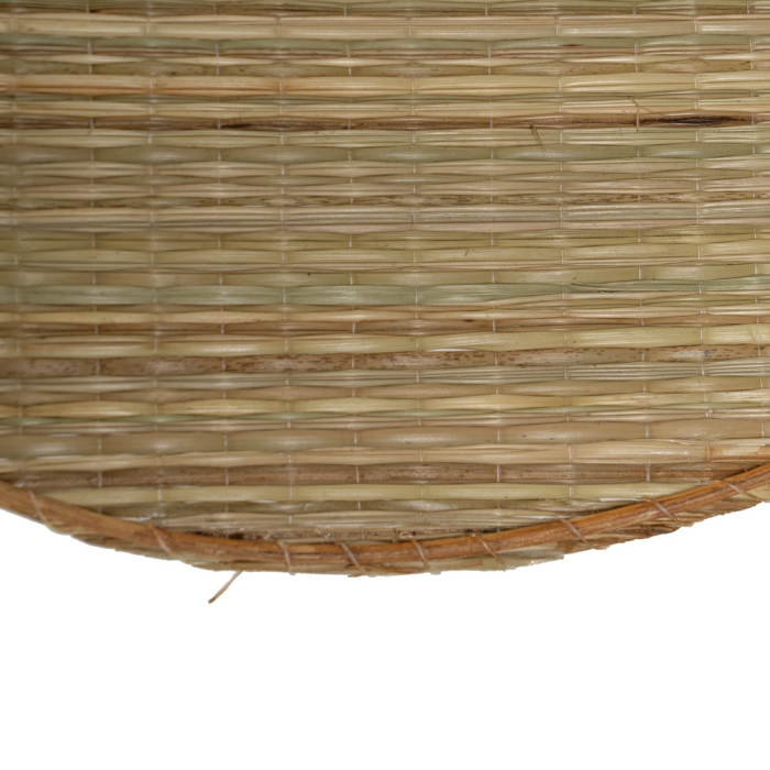Lampă suspendată din rachită împletită, formă de floare petalată [4]