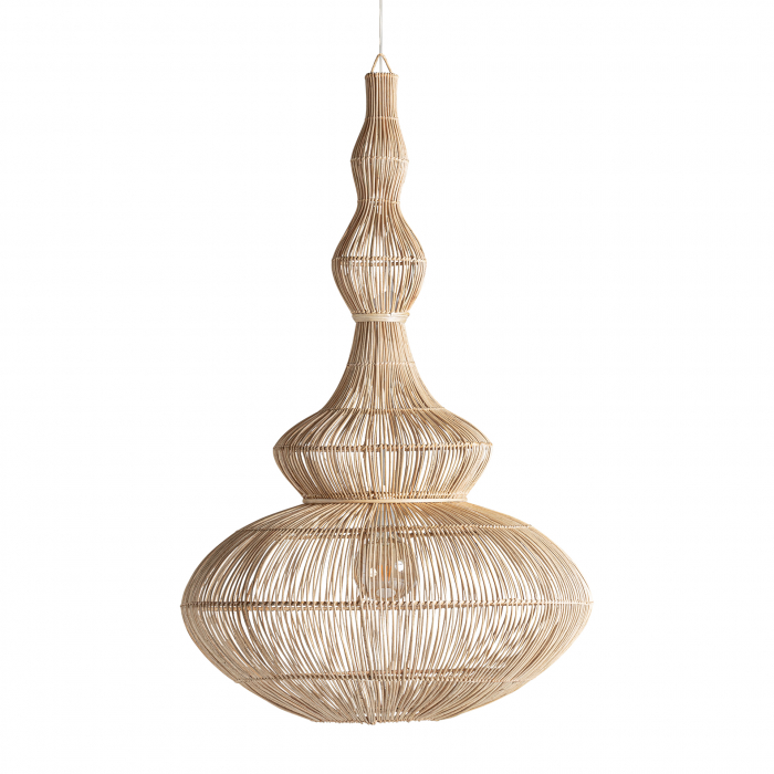 Lampa suspendata ratan boho|Iluminat natural|Lampi artizanale [1]