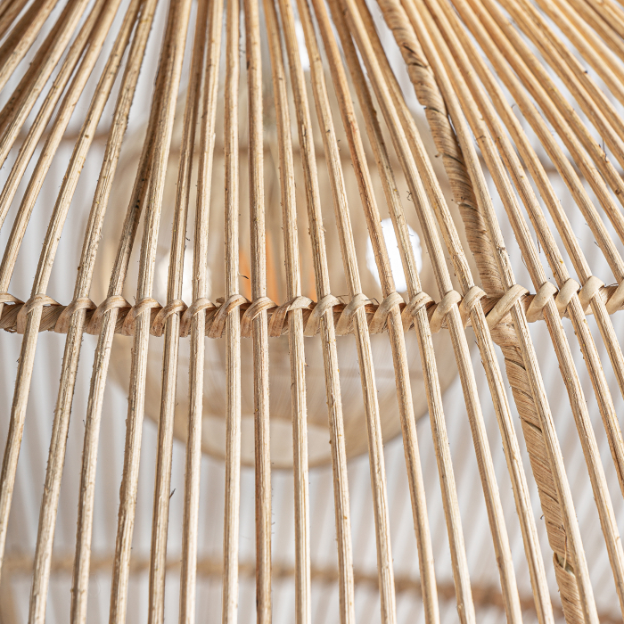 Lampa suspendata ratan boho|Iluminat natural|Lampi artizanale [4]