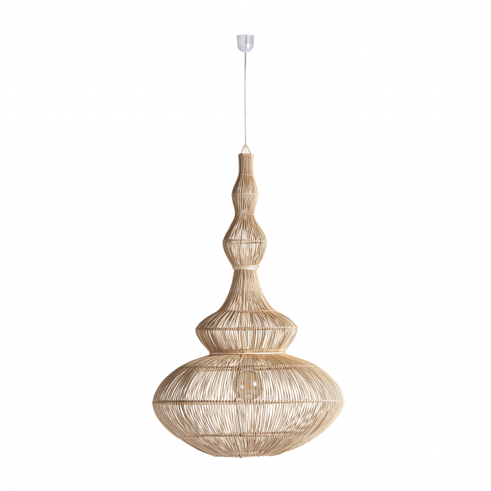 Lampa suspendata ratan boho|Iluminat natural|Lampi artizanale [2]