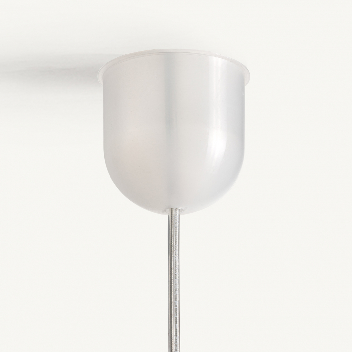 Lampa suspendata ratan si fier|Iluminat contemporan natural [5]