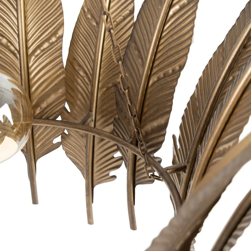 Lampa suspendata Feather, metal, auriu, Ixia [5]