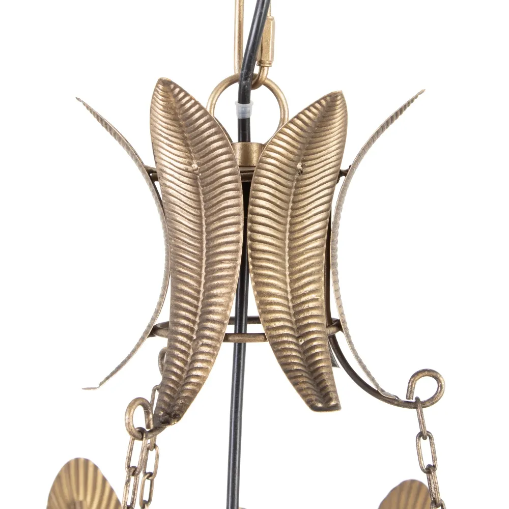 Lampa suspendata Feather, metal, auriu, Ixia [2]