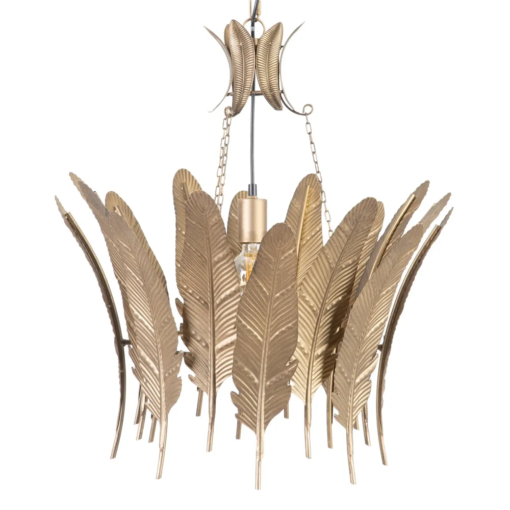 Lampa suspendata Feather, metal, auriu, Ixia [1]