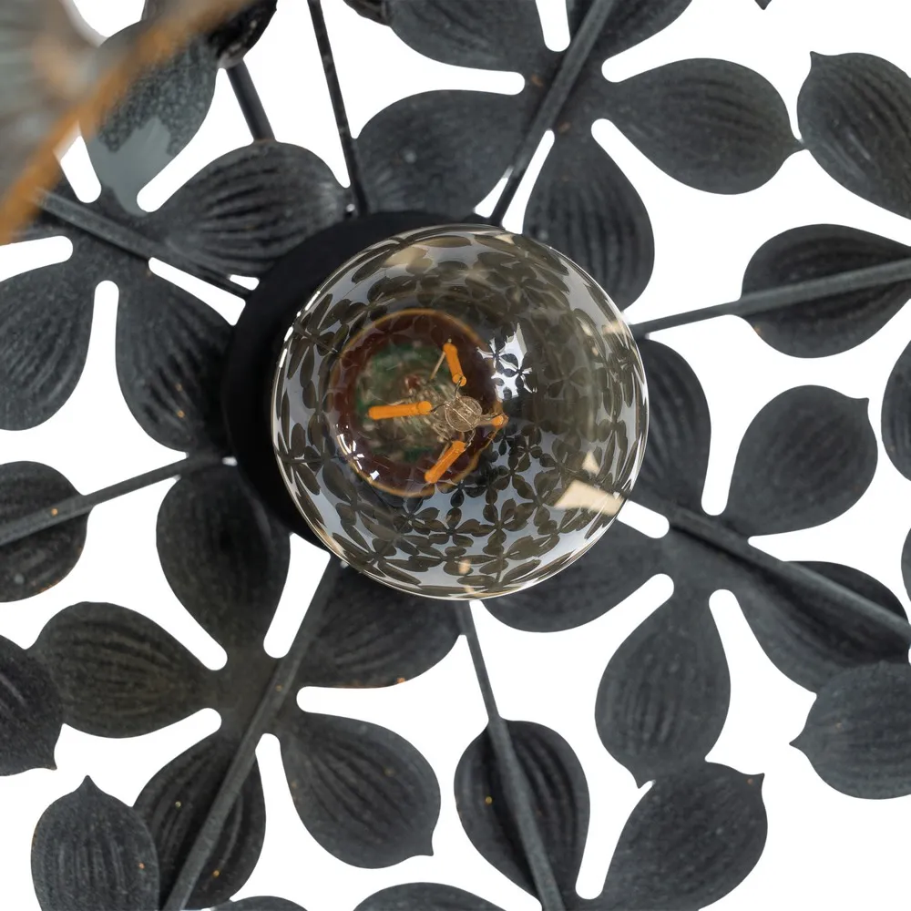 Lampa suspendata Flower, metal, auriu vintage, Ixia - creativdeco.ro [6]