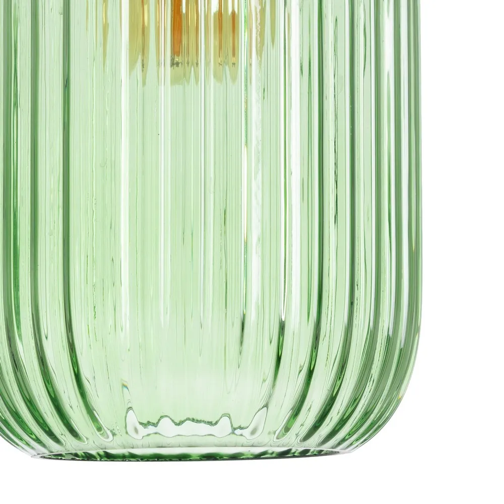 Lampa suspendata Greeny, sticla cristal, verde, Ixia [4]