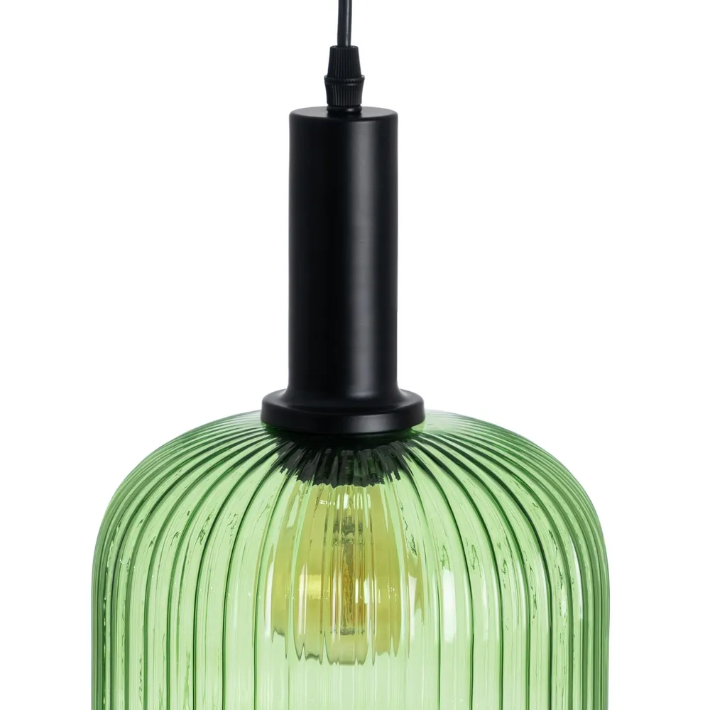 Lampa suspendata Greeny, sticla cristal, verde - CreativDeco.ro [3]