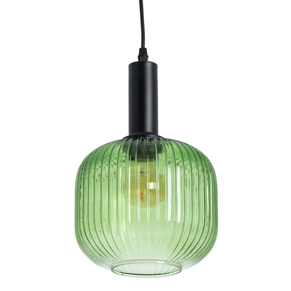Lampa suspendata Greeny, sticla cristal, verde - CreativDeco.ro [2]
