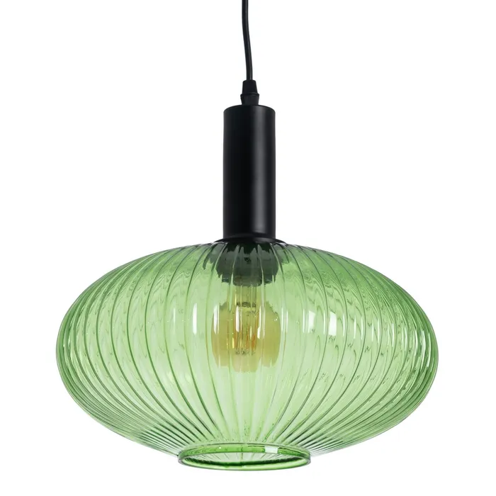 Lampa suspendata Greeny, sticla cristal, verde - CreativDeco.ro [2]