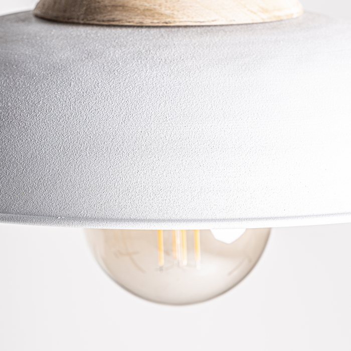 Lampa suspendata industriala alba|Corpuri de iluminat moderne [2]