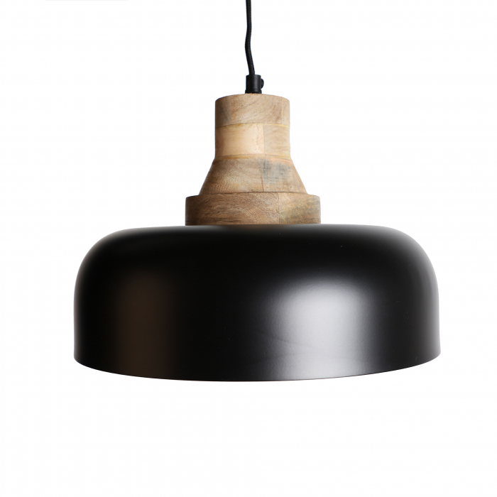Lampa suspendata industriala neagra|Corpuri de iluminat moderne [1]