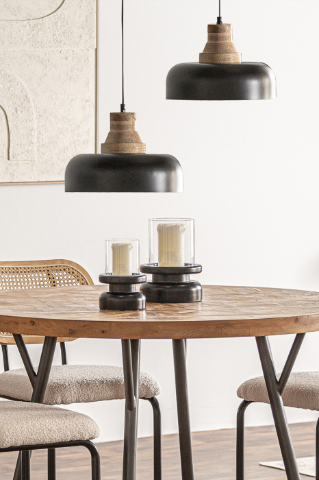 Lampa suspendata industriala neagra|Corpuri de iluminat moderne [4]