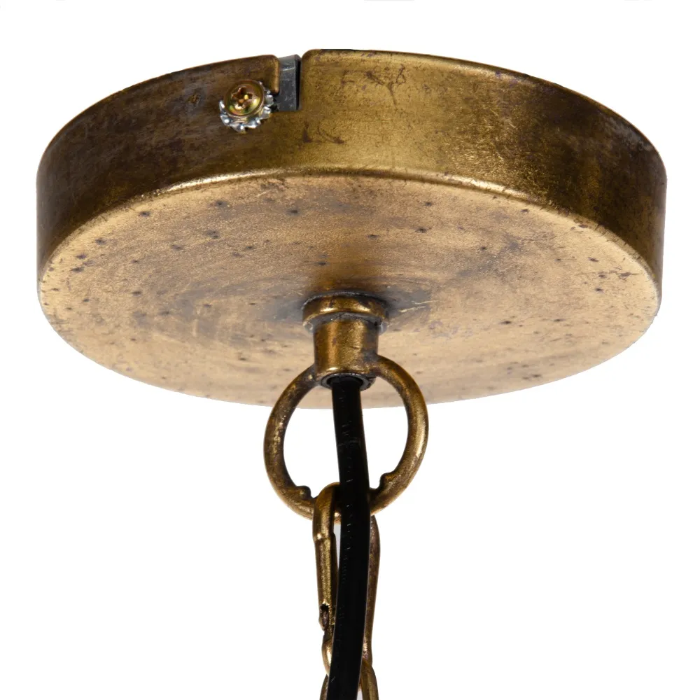 Lampa suspendata, metal, auriu, Ixia [6]