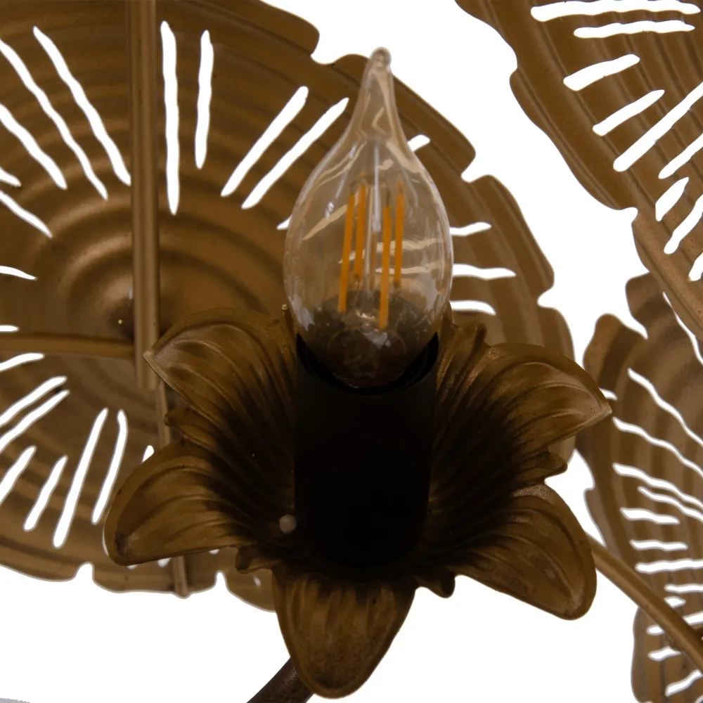 Lampa suspendata, metal, auriu, Ixia [5]