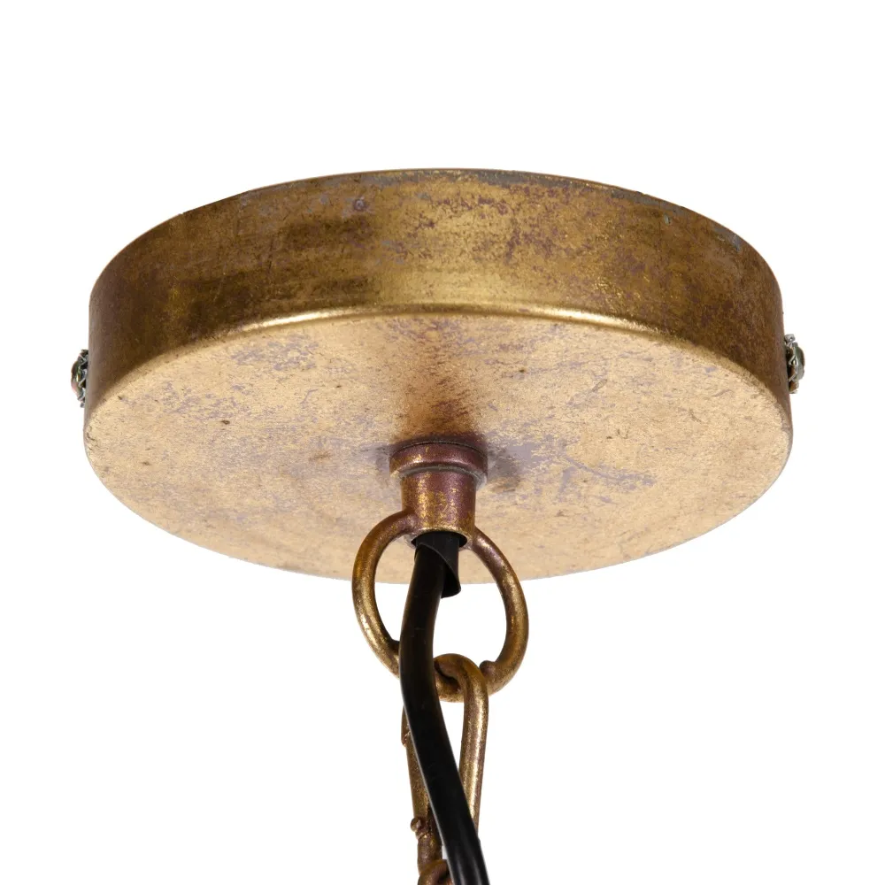 Lampa suspendata, metal, auriu, Ixia [7]