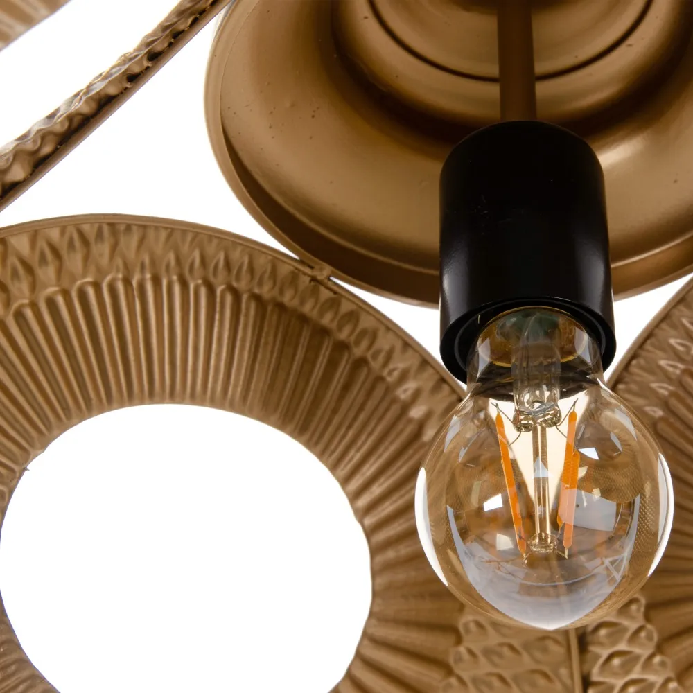 Lampa suspendata, metal, auriu, Ixia [5]